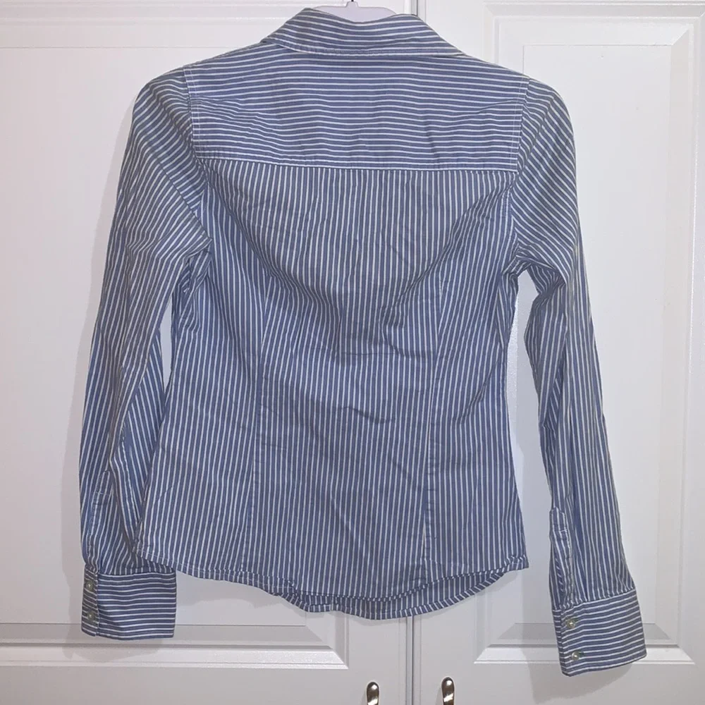 Aeropostale Long Sleeve Cotton Shirt Medium - Picture 2 of 3
